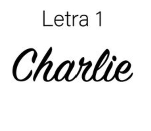Letra 1