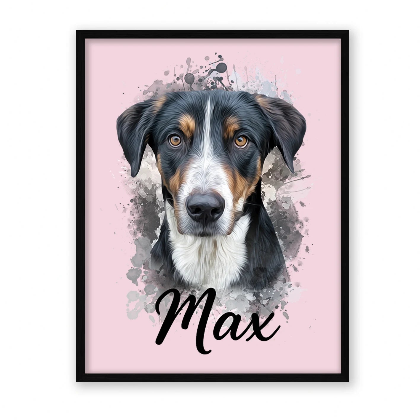 Retrato de mascota en acuarela Moderna