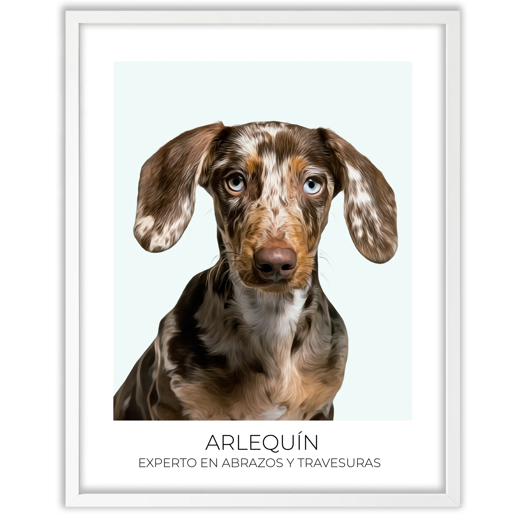 Cuadro retrato recuerdo mascotas