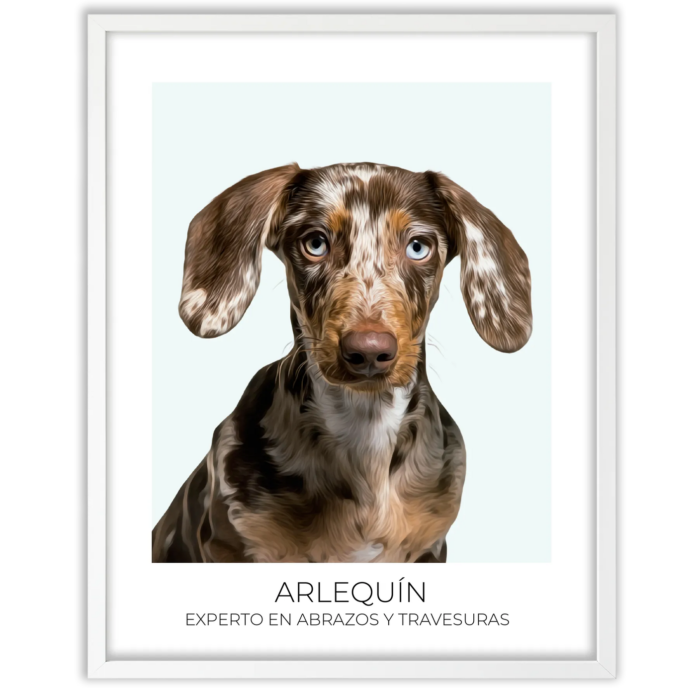 Cuadro retrato recuerdo mascotas
