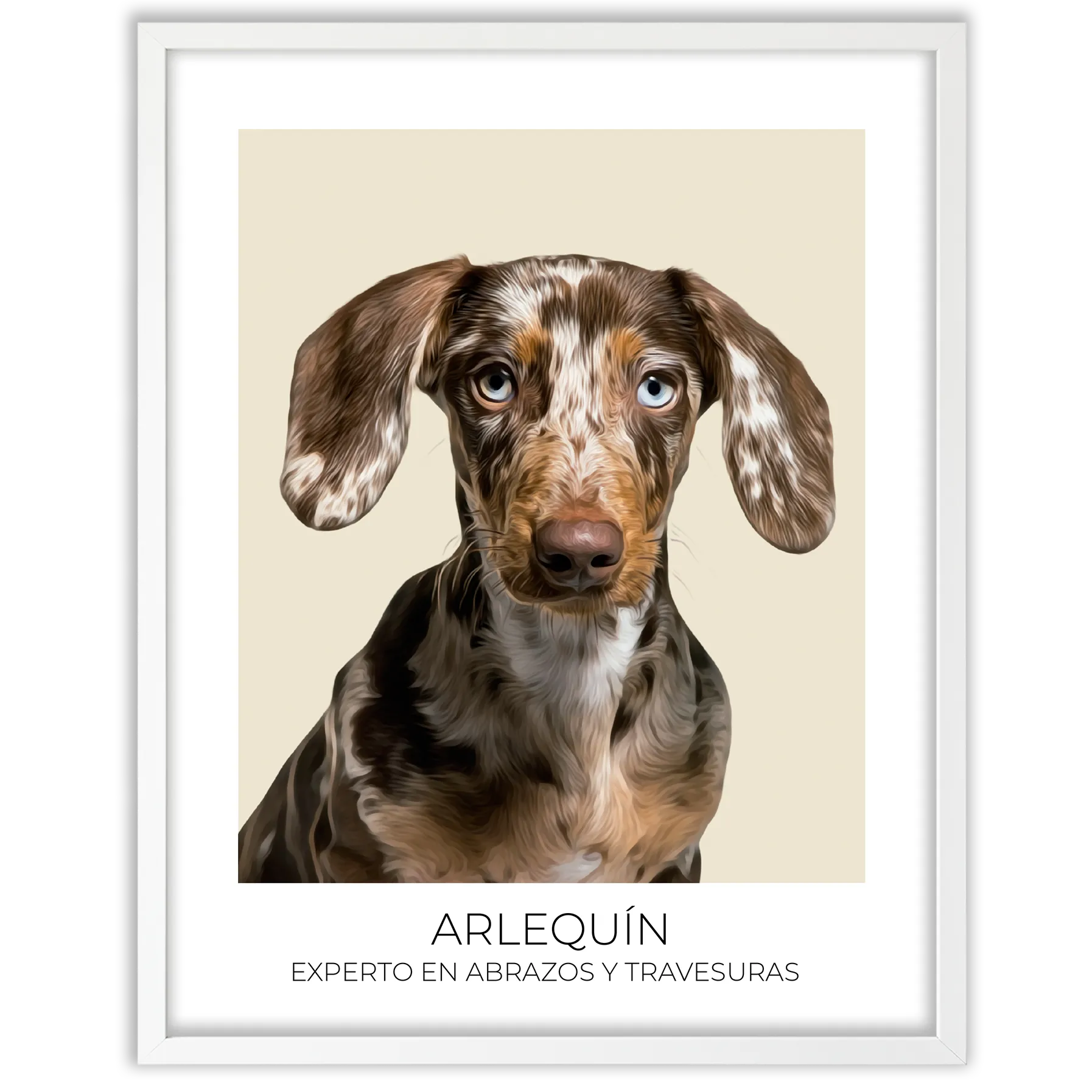 Cuadro retrato recuerdo mascotas