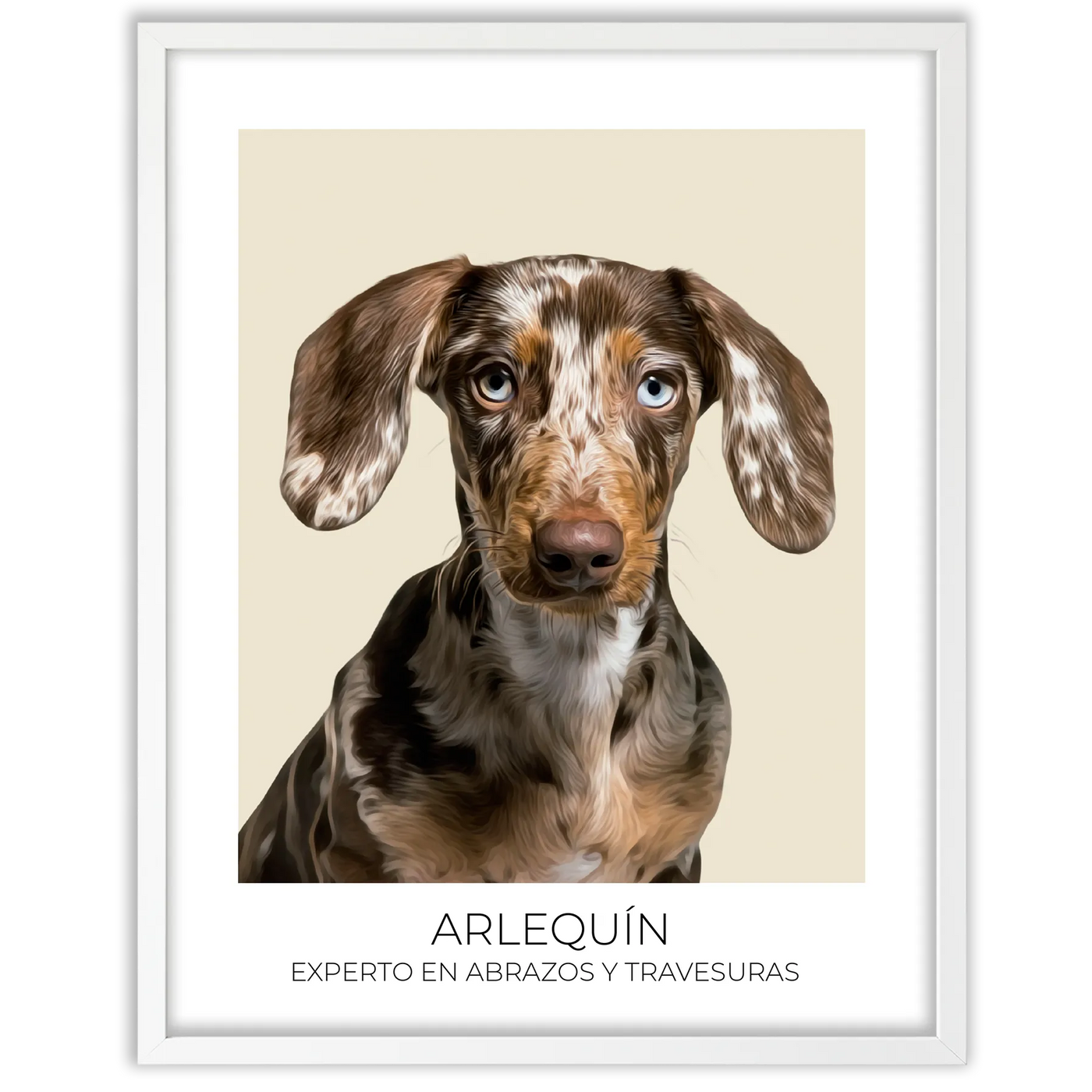 Cuadro retrato recuerdo mascotas