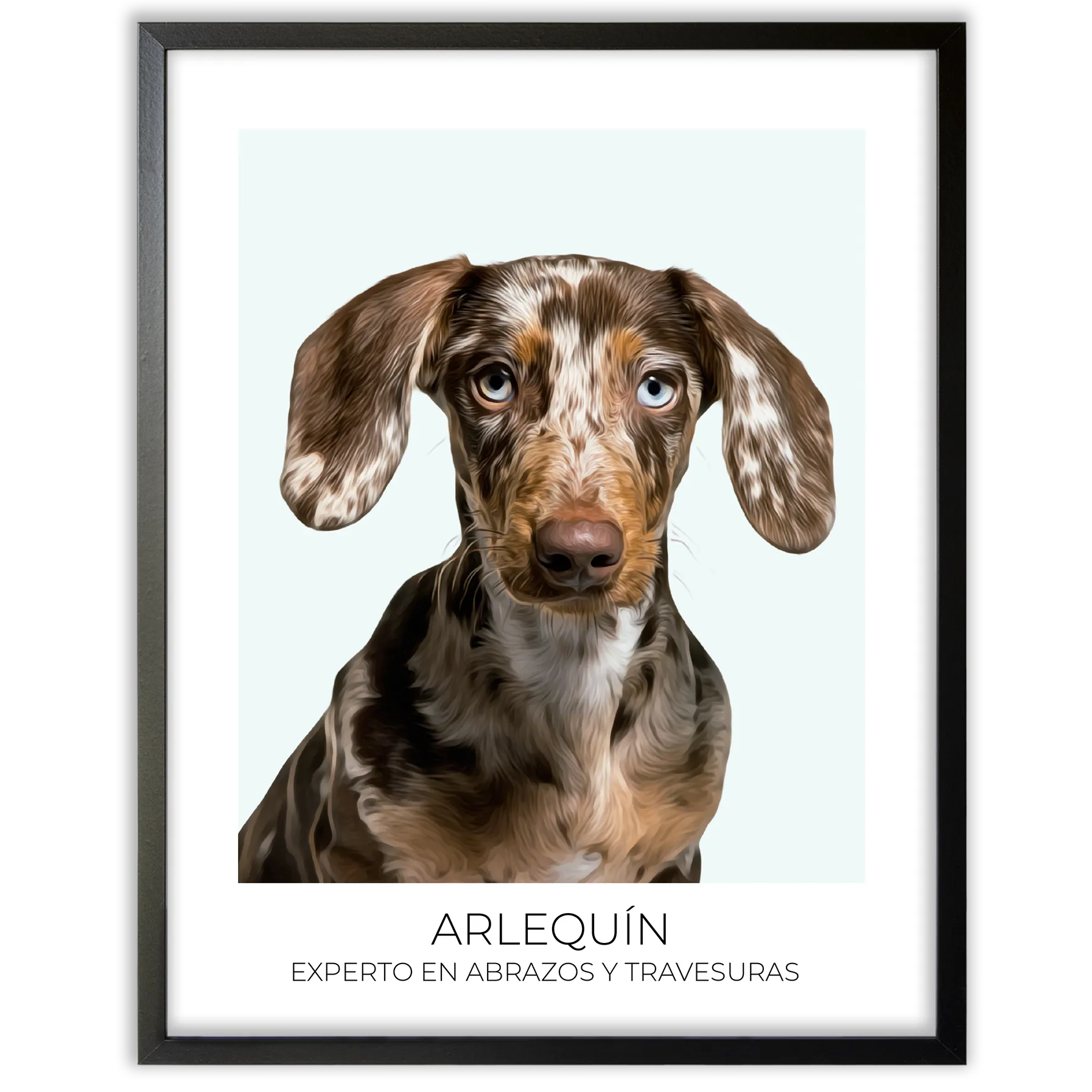 Cuadro retrato recuerdo mascotas
