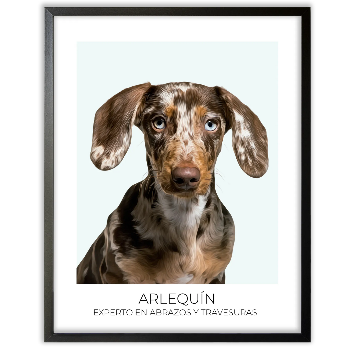 Cuadro retrato recuerdo mascotas