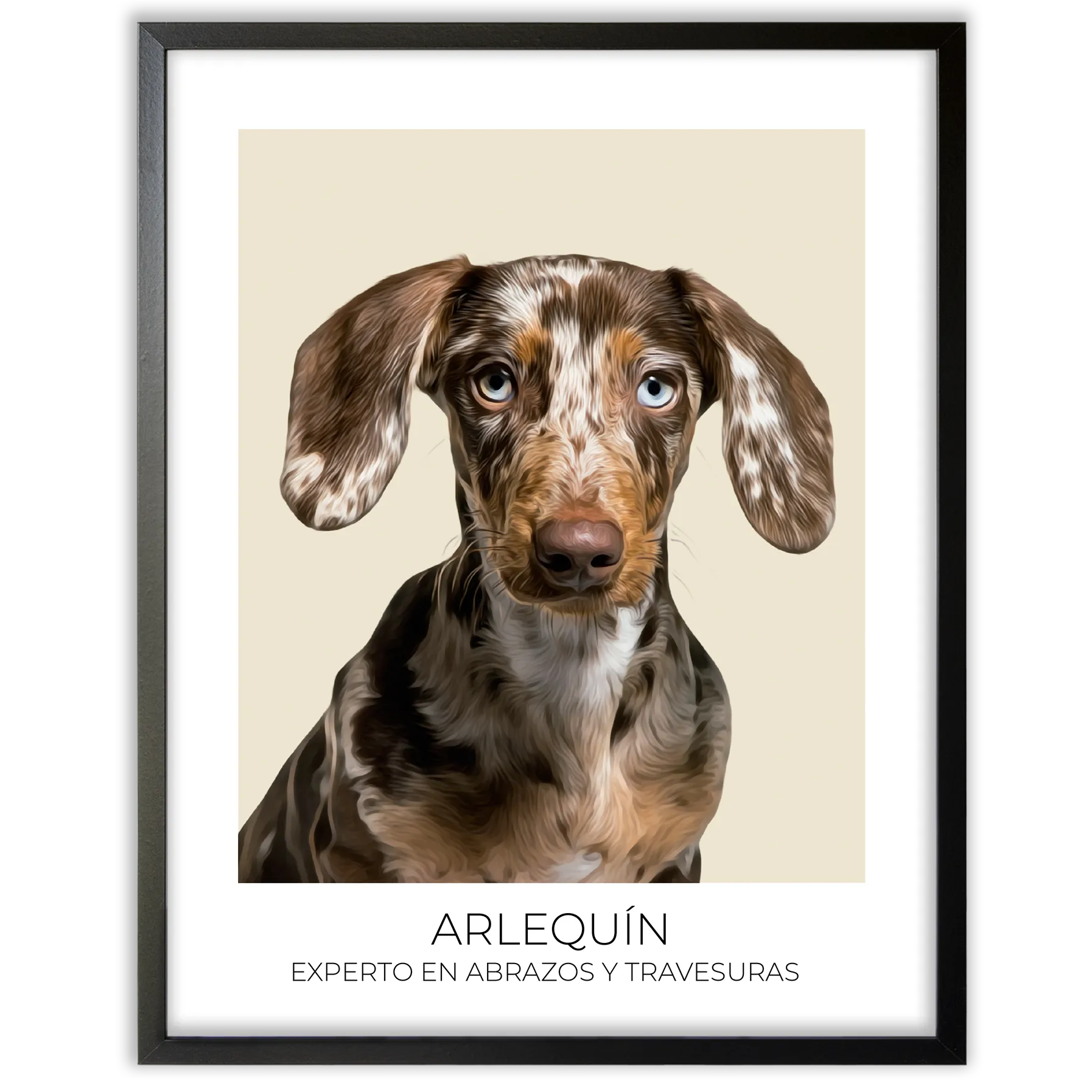 Cuadro retrato recuerdo mascotas