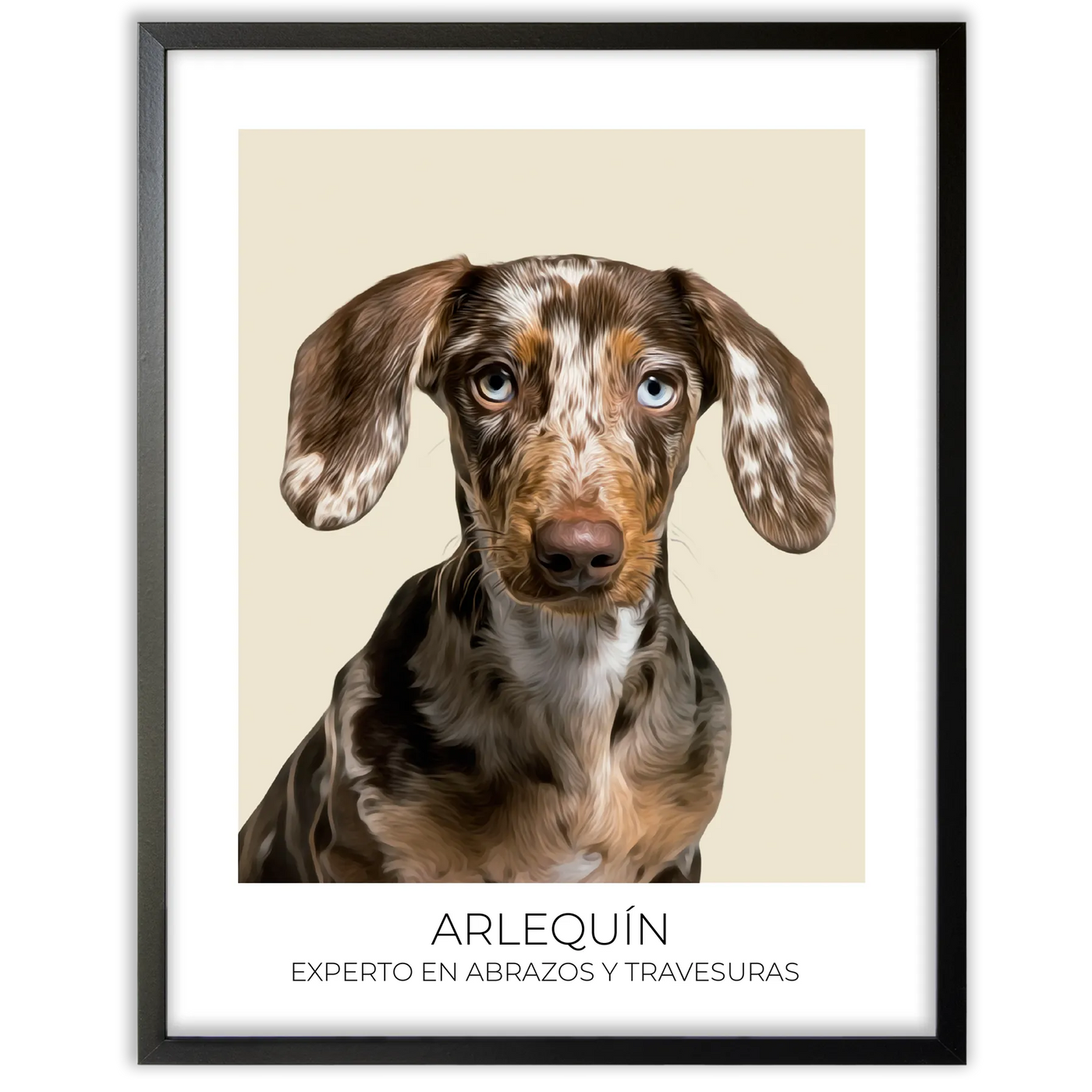 Cuadro retrato recuerdo mascotas