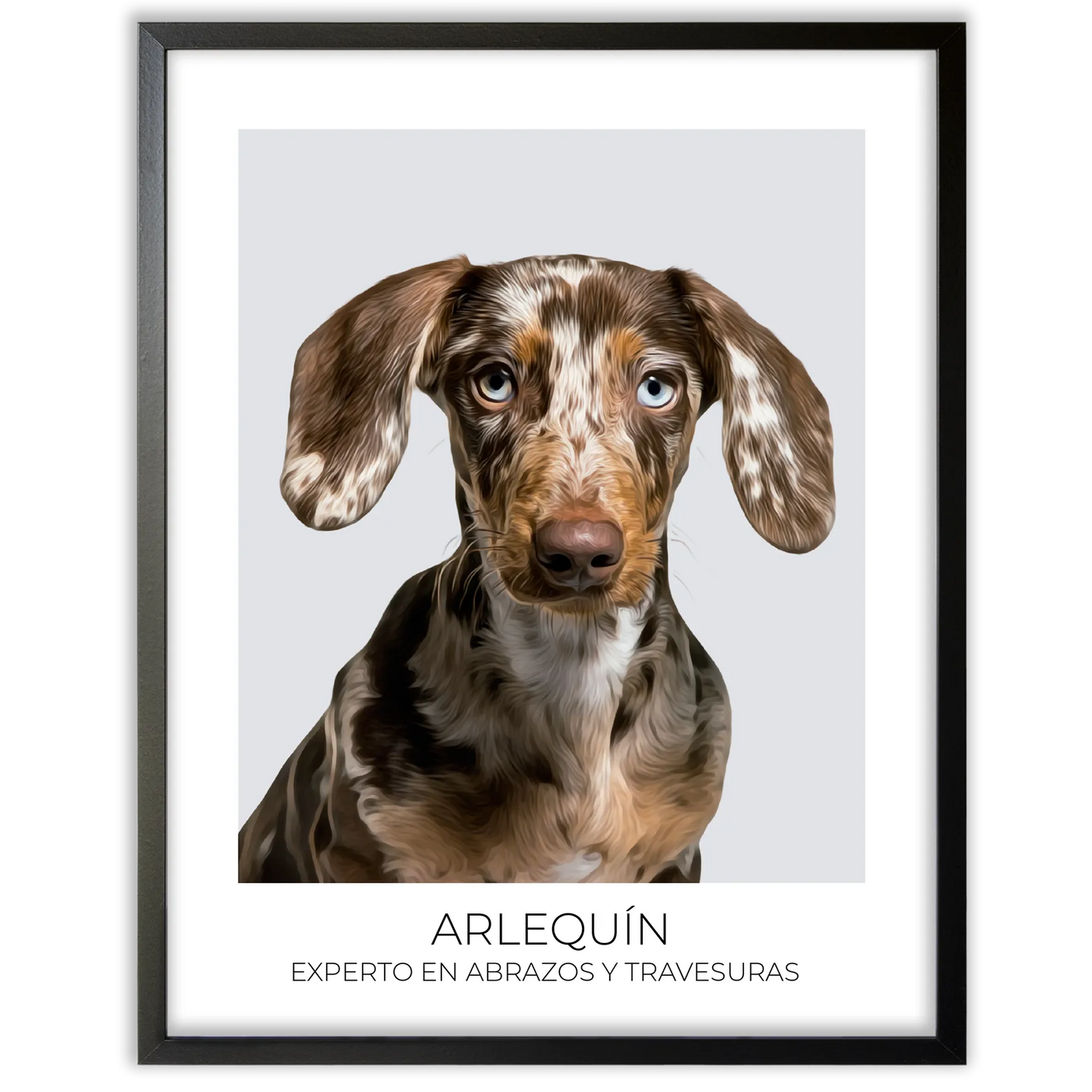 Cuadro retrato recuerdo mascotas