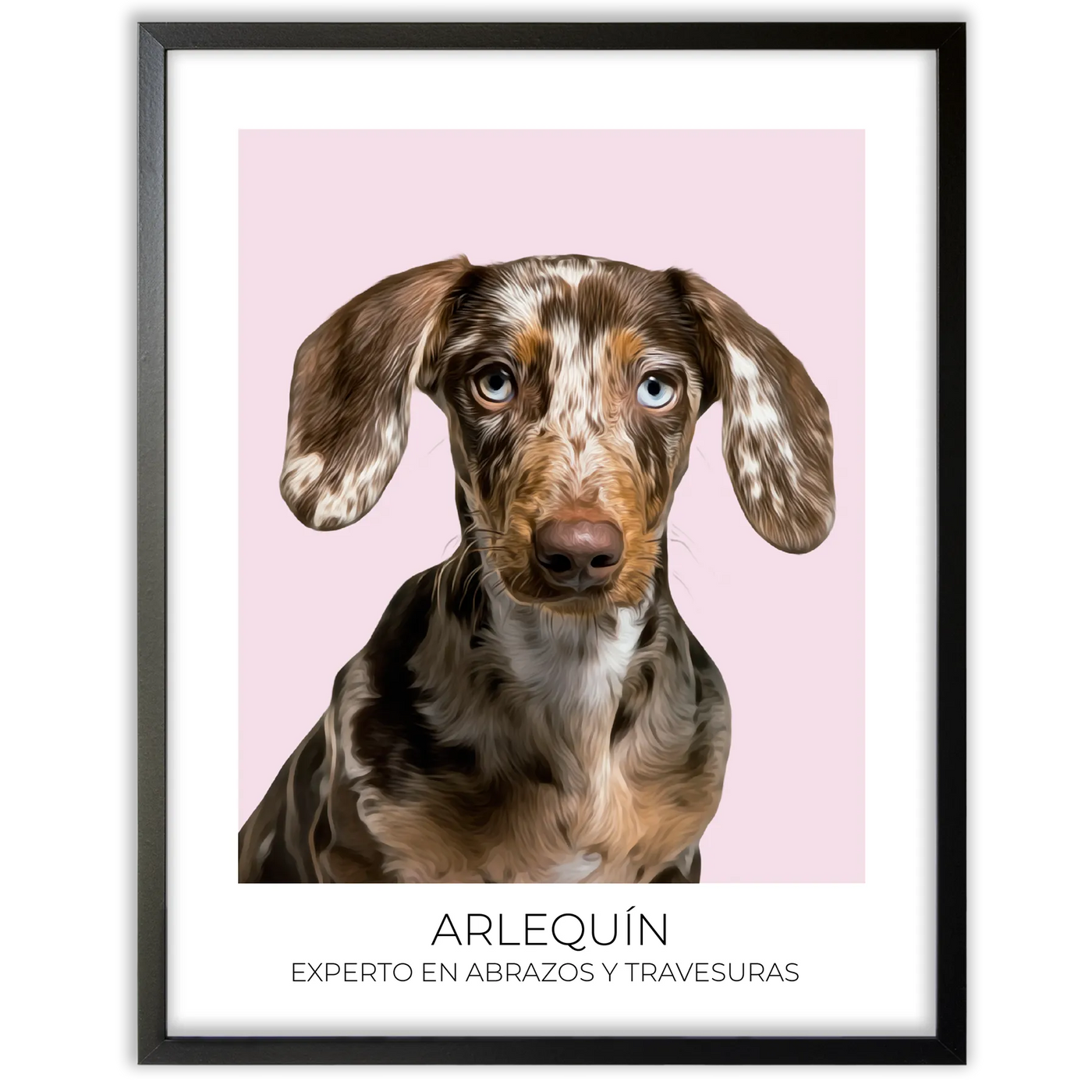 Cuadro retrato recuerdo mascotas
