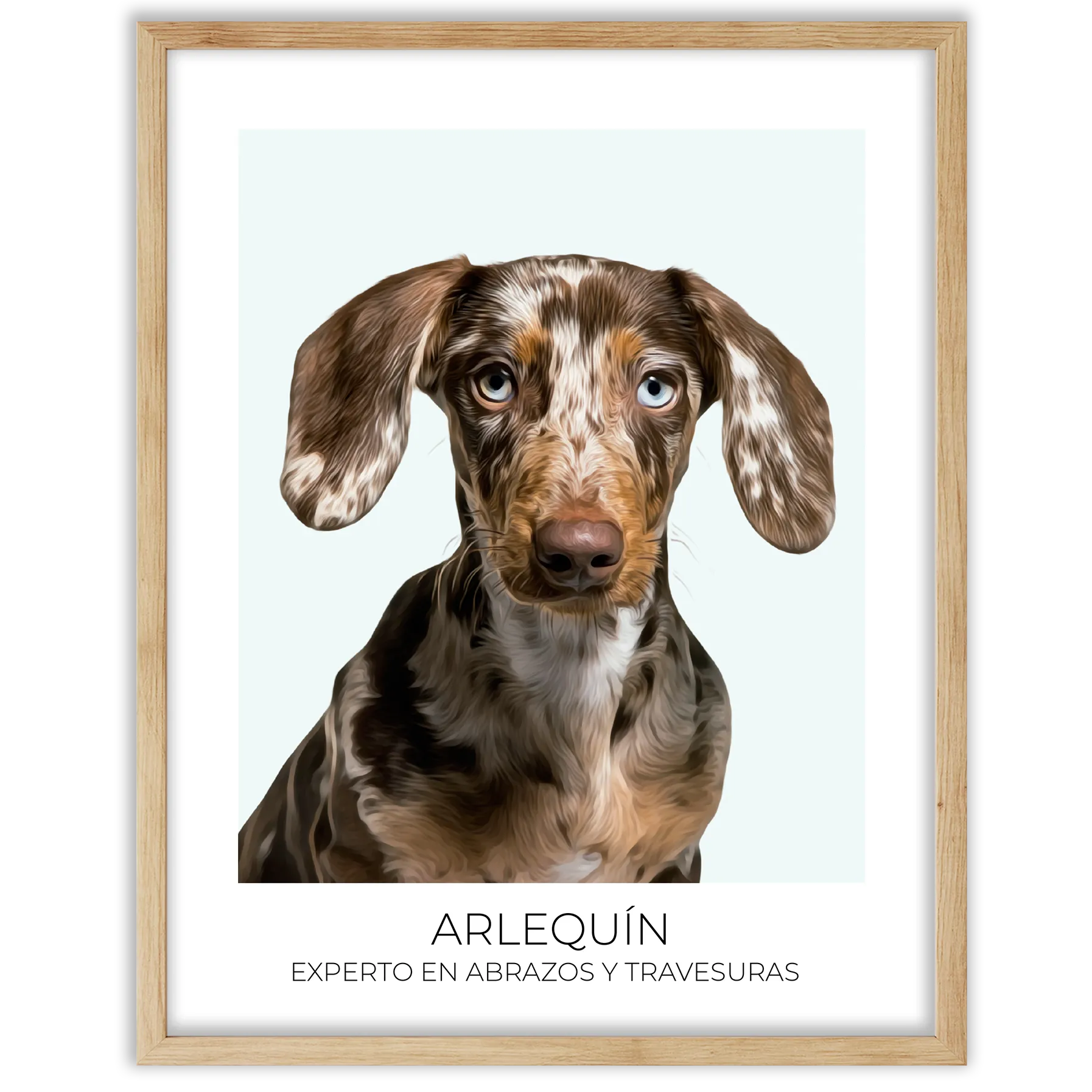 Cuadro retrato recuerdo mascotas