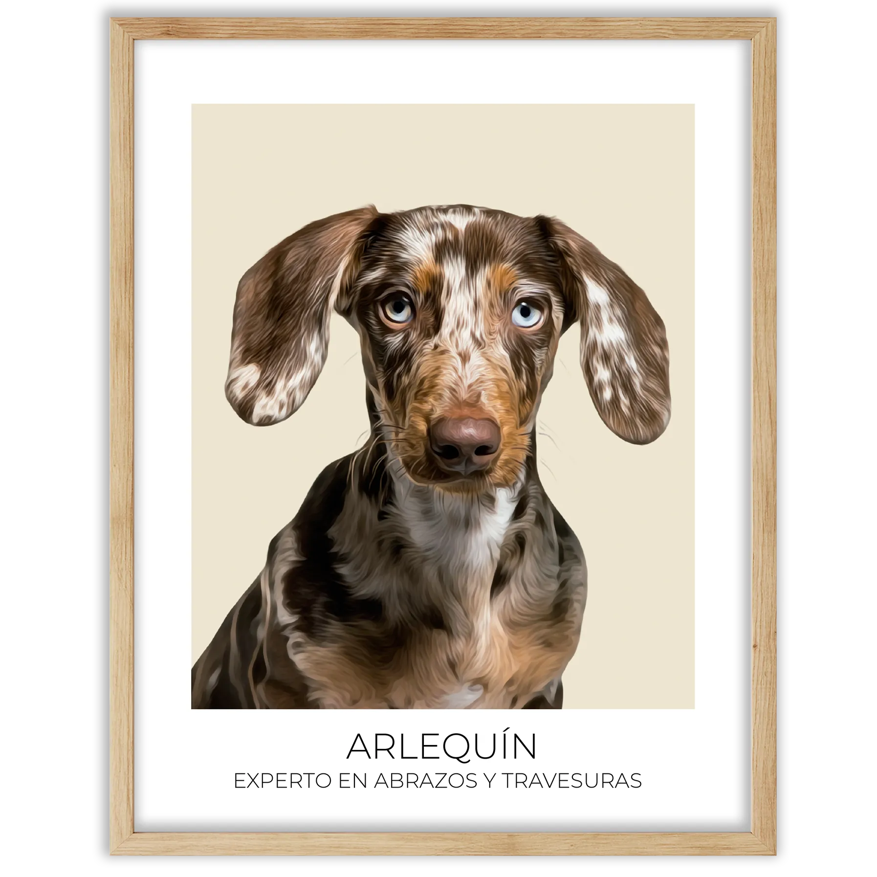 Cuadro retrato recuerdo mascotas