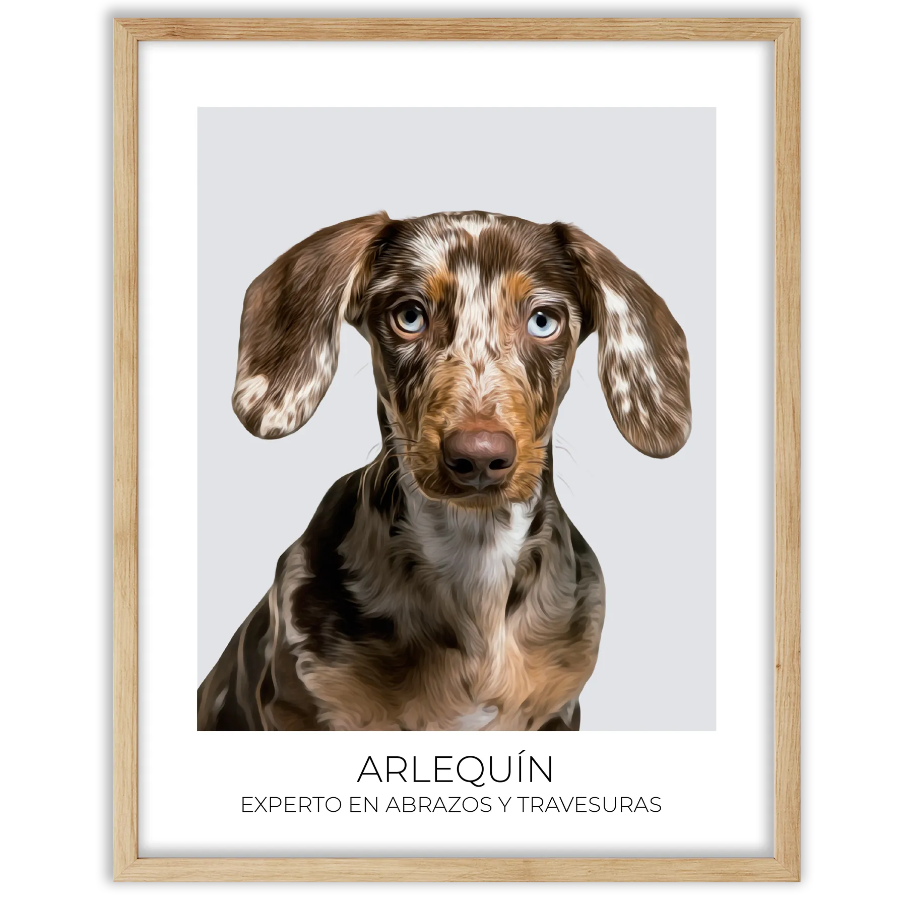 Cuadro retrato recuerdo mascotas