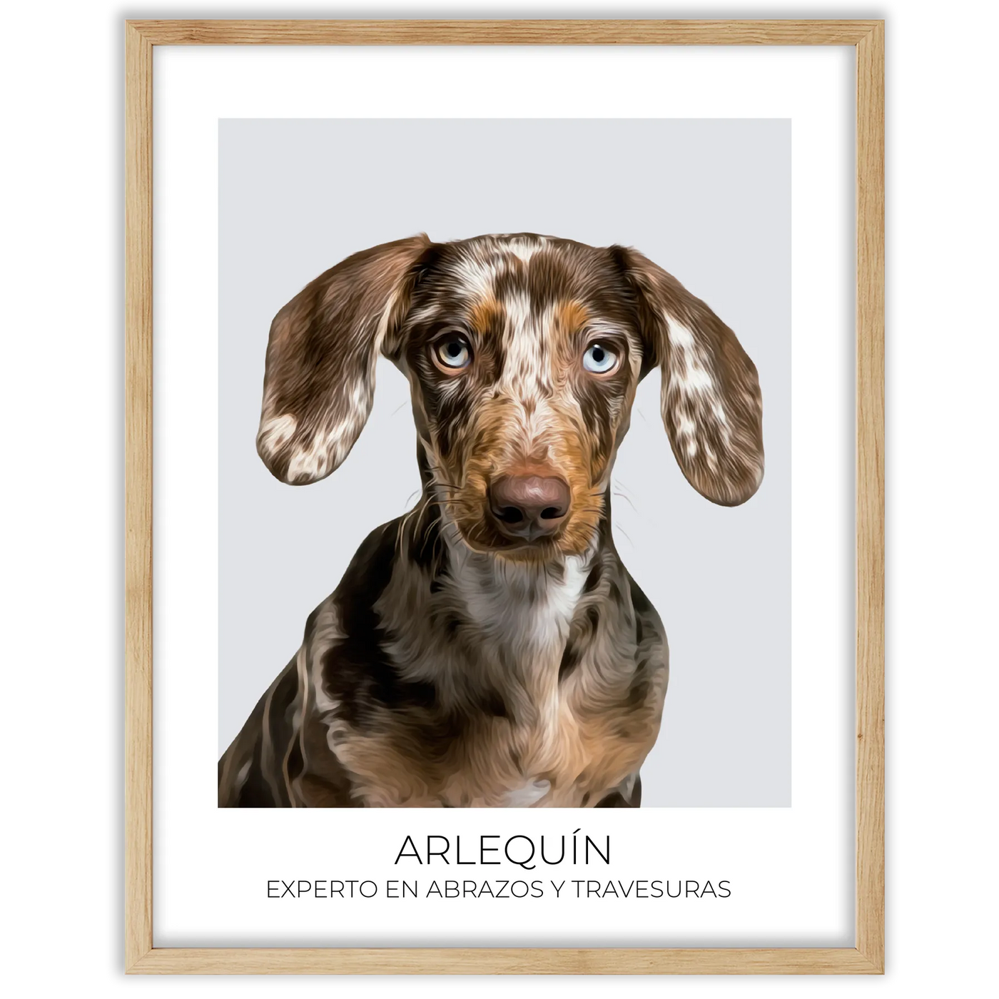 Cuadro retrato recuerdo mascotas