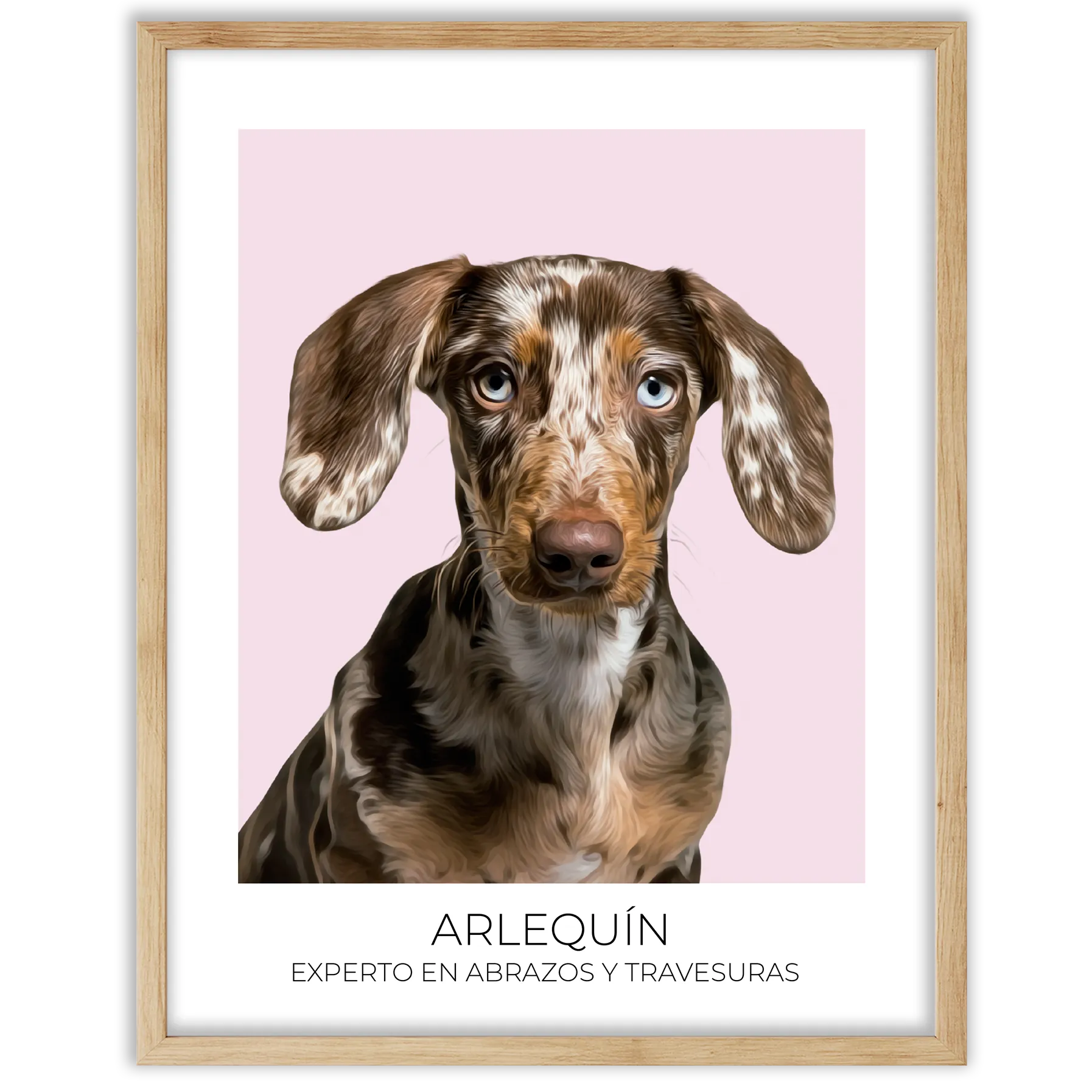 Cuadro retrato recuerdo mascotas