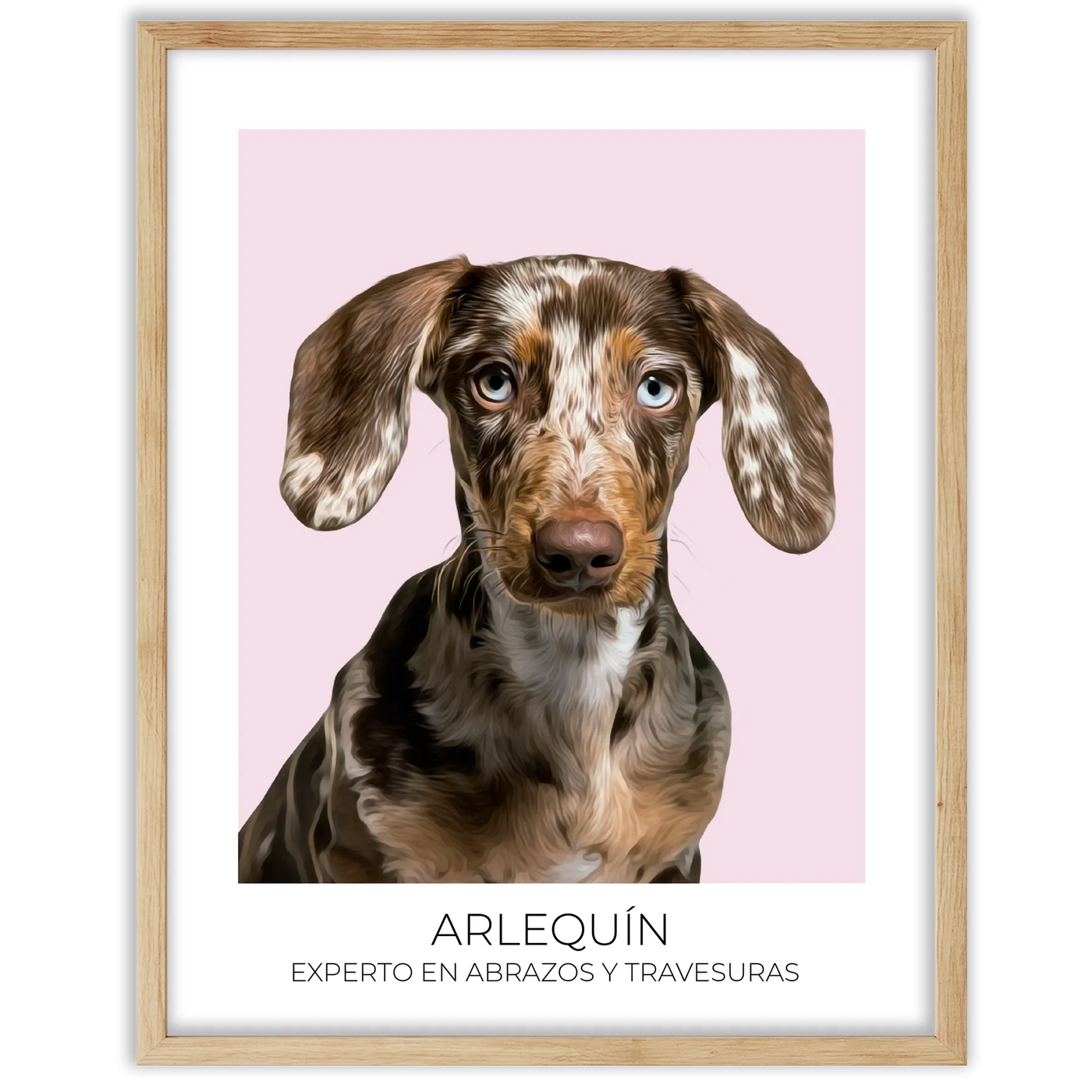 Cuadro retrato recuerdo mascotas