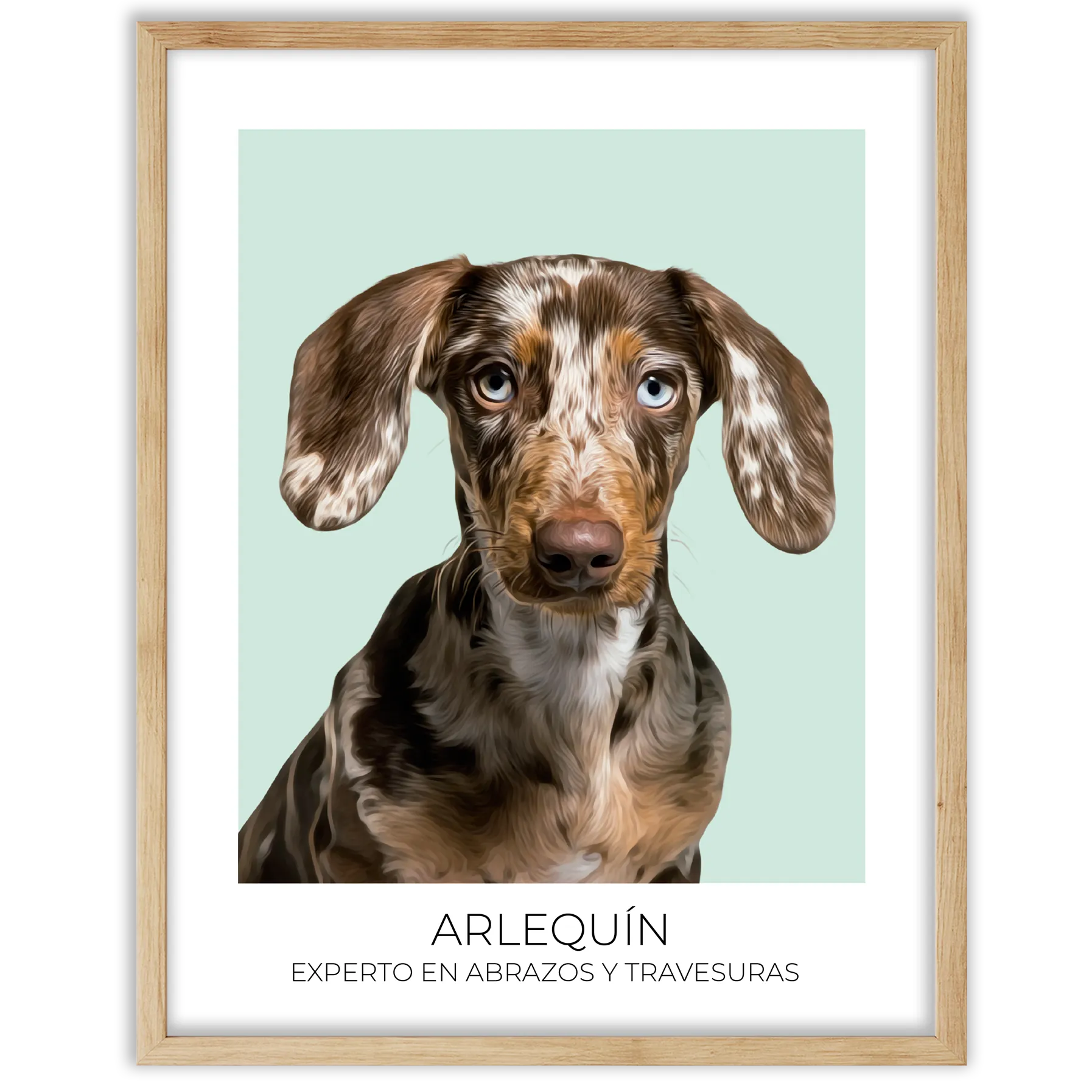 Cuadro retrato recuerdo mascotas