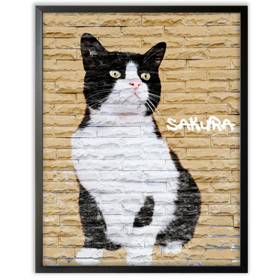 Dibujo de mascotas Urban Wall