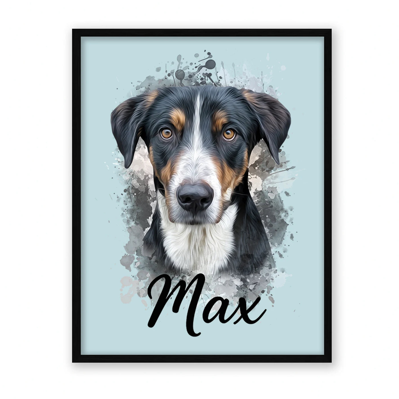 Retrato de mascota en acuarela Moderna