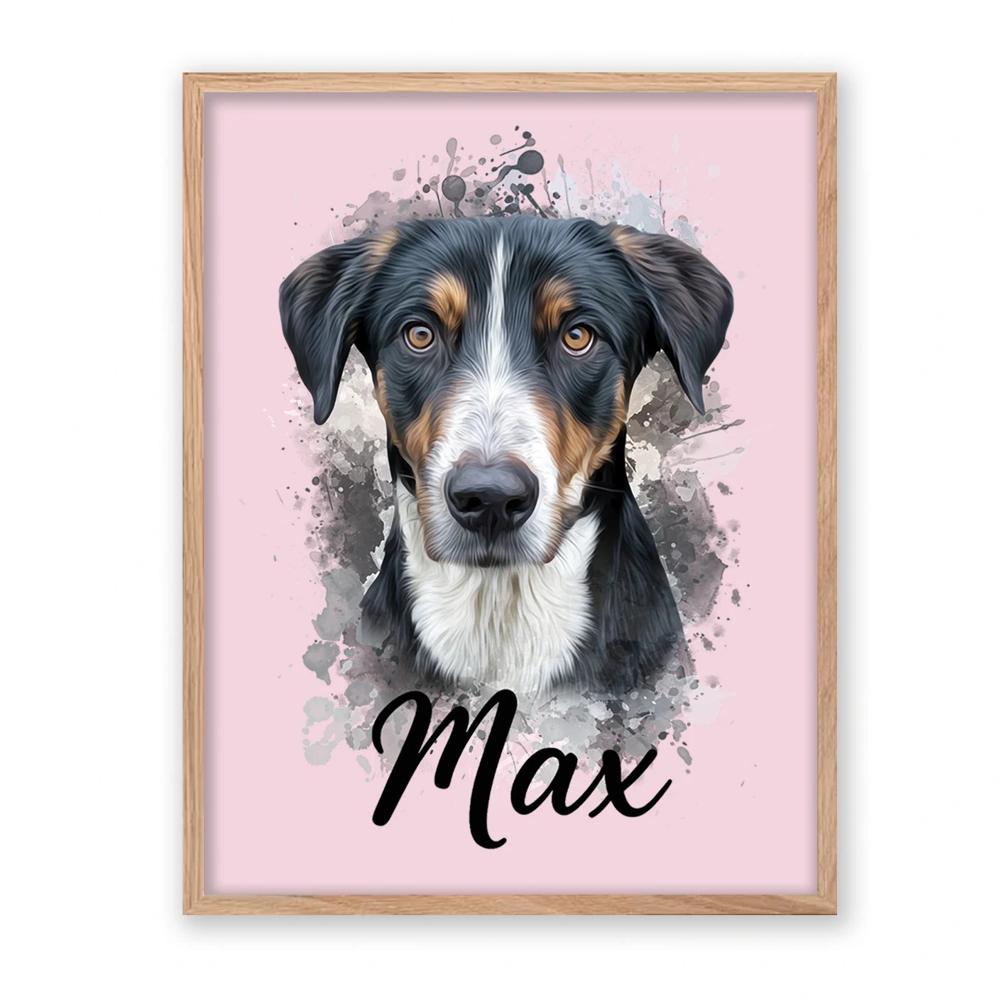Retrato de mascota en acuarela Moderna