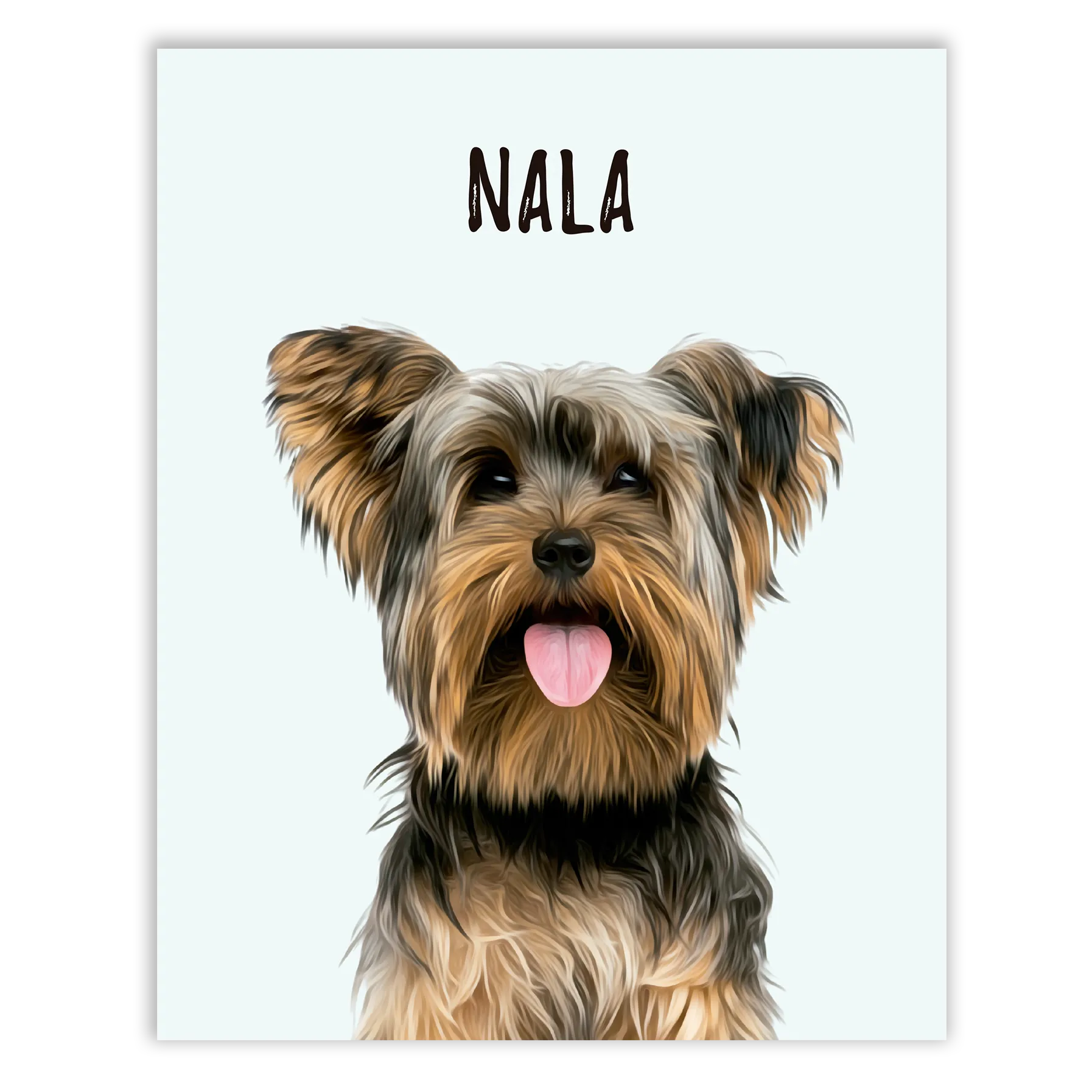 Retratos de mascotas personalizados