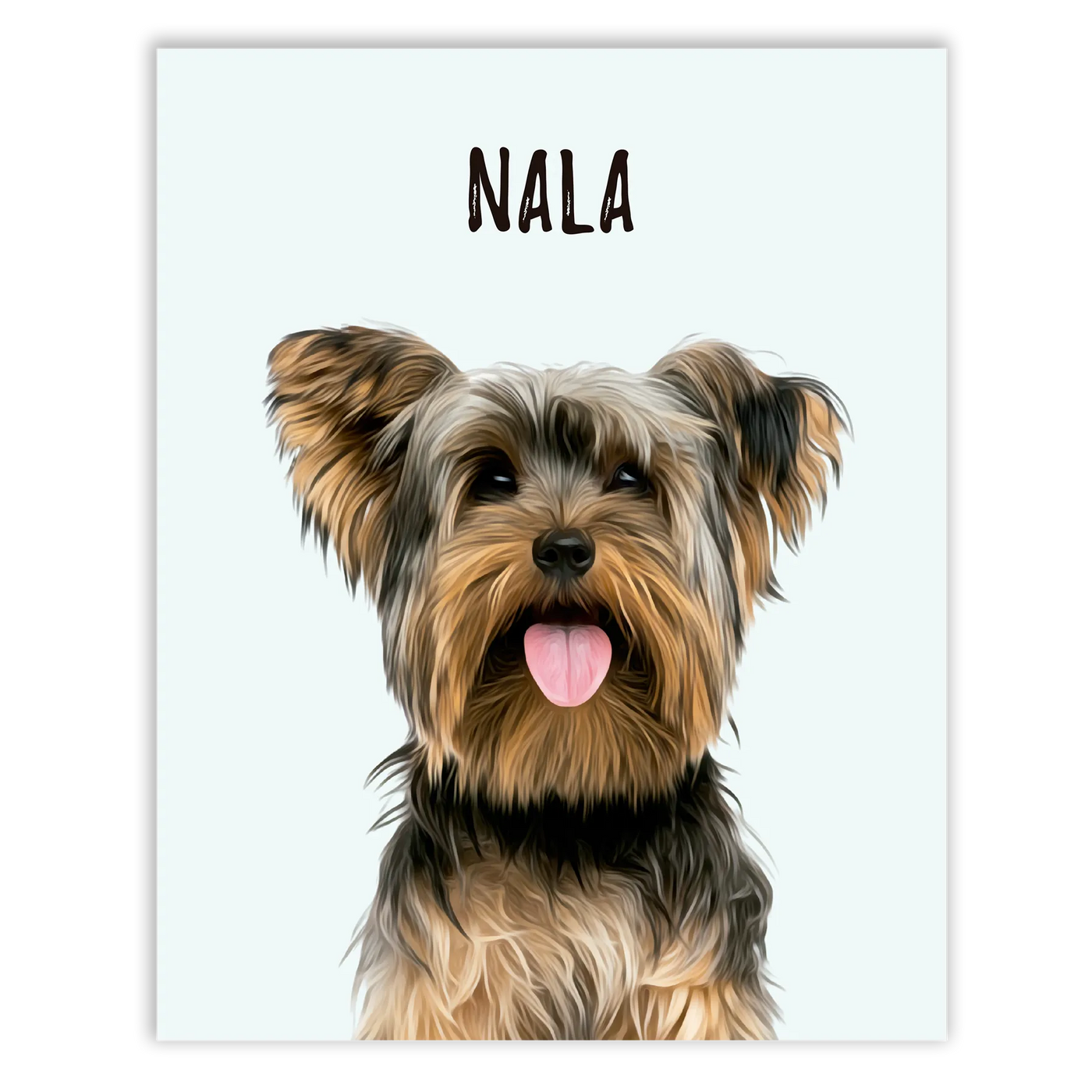 Retratos de mascotas personalizados