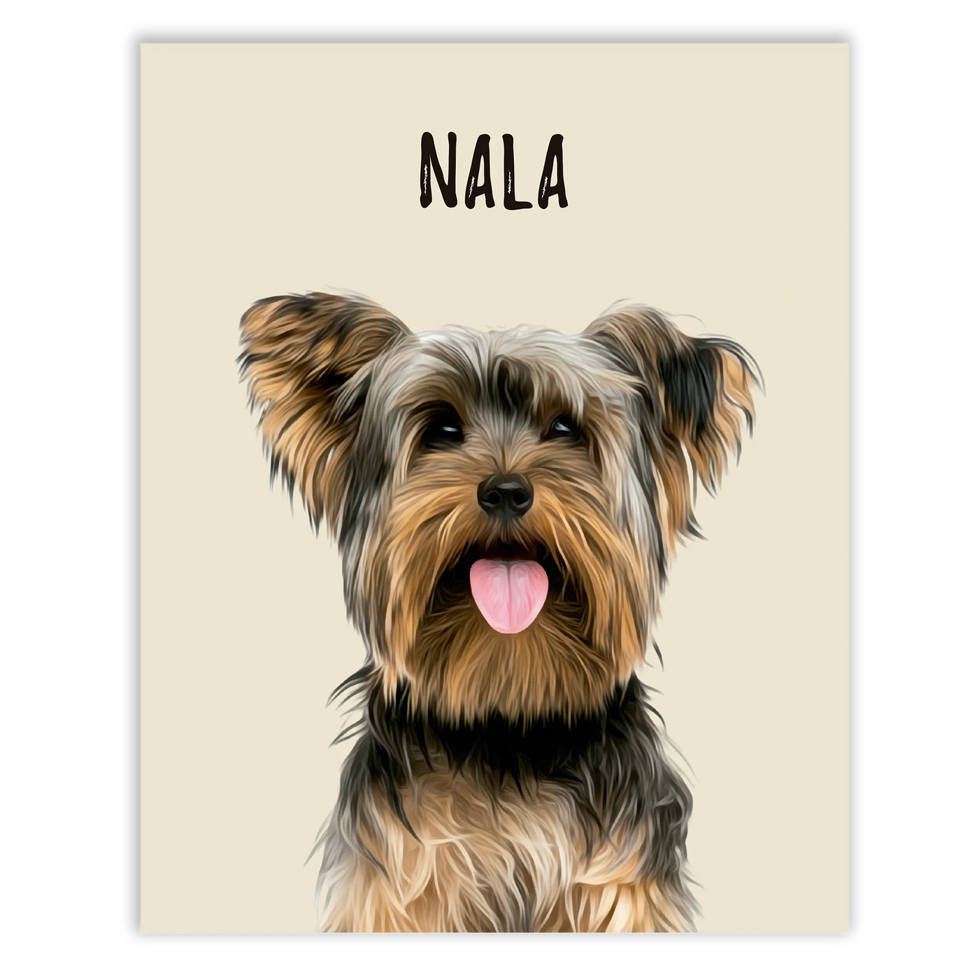 Retratos de mascotas personalizados