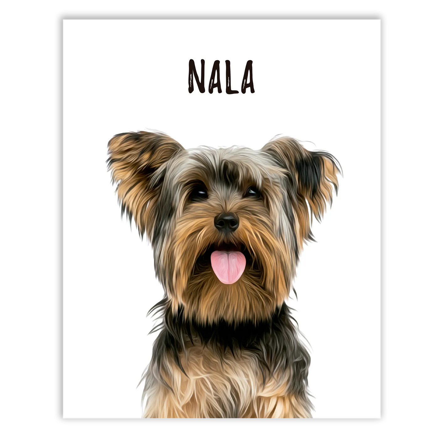 Retratos de mascotas personalizados