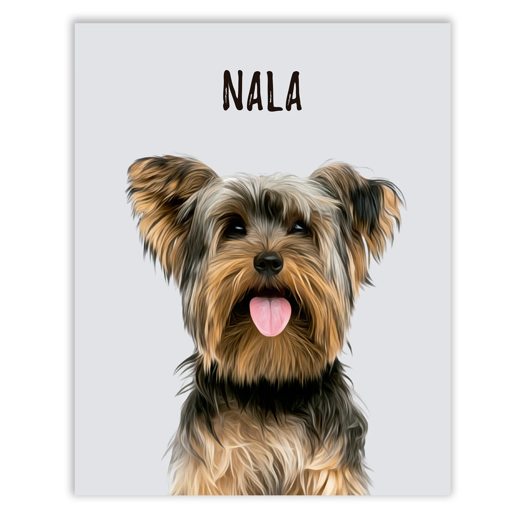 Retratos de mascotas personalizados