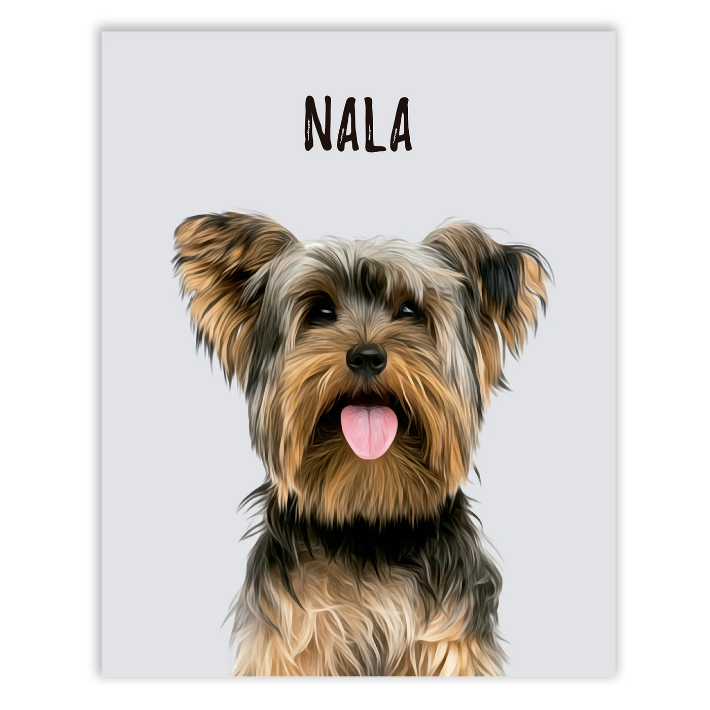 Retratos de mascotas personalizados