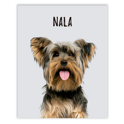 Retratos de mascotas personalizados