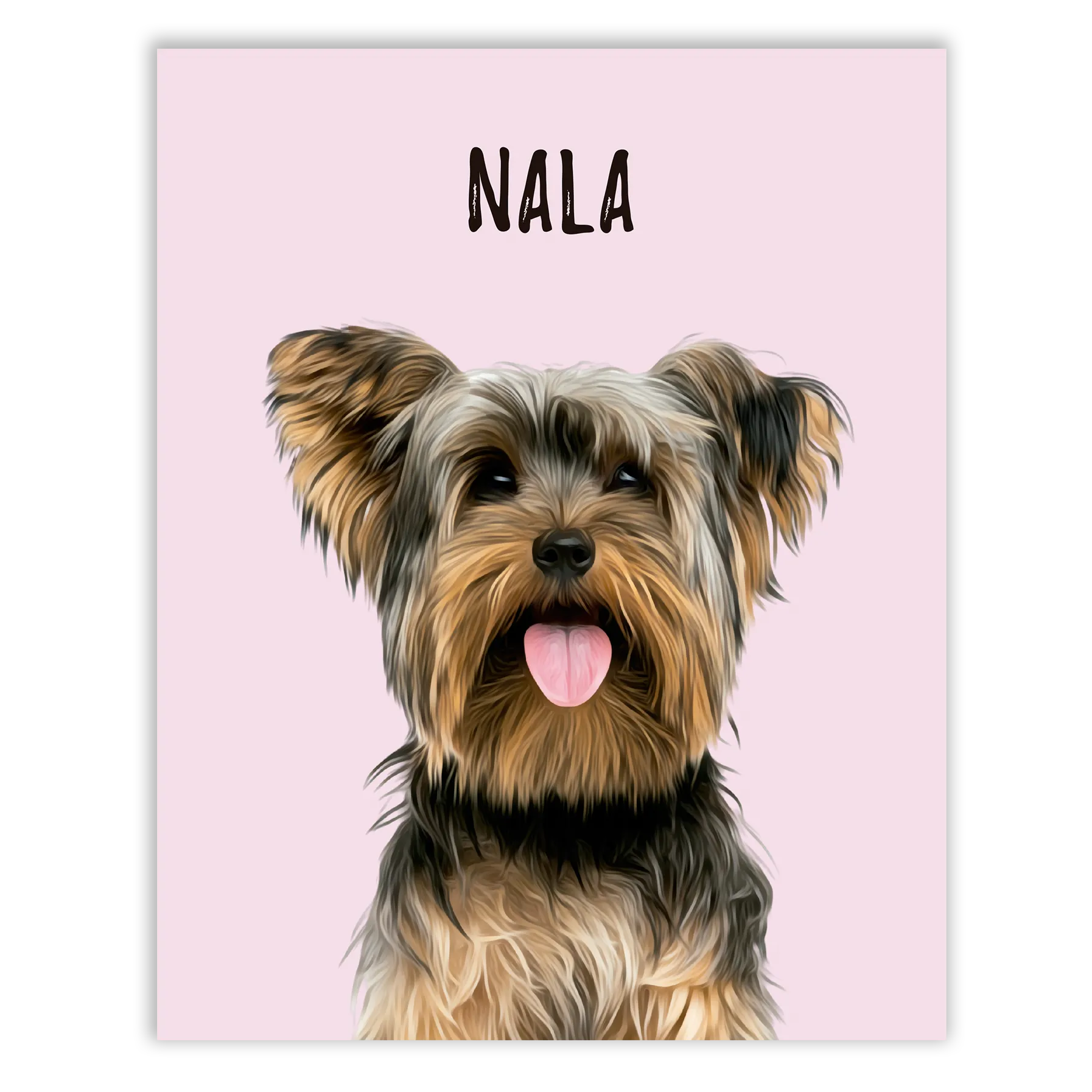 Retratos de mascotas personalizados