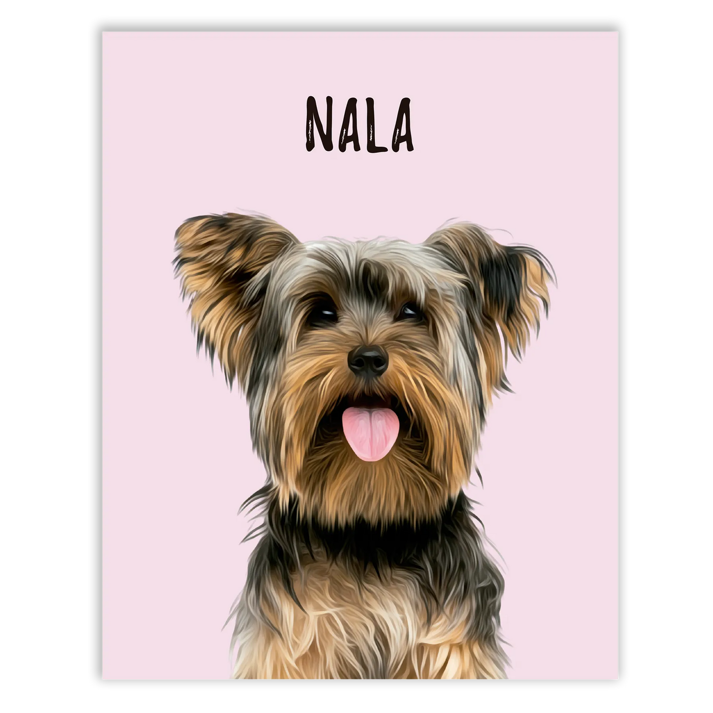 Retratos de mascotas personalizados