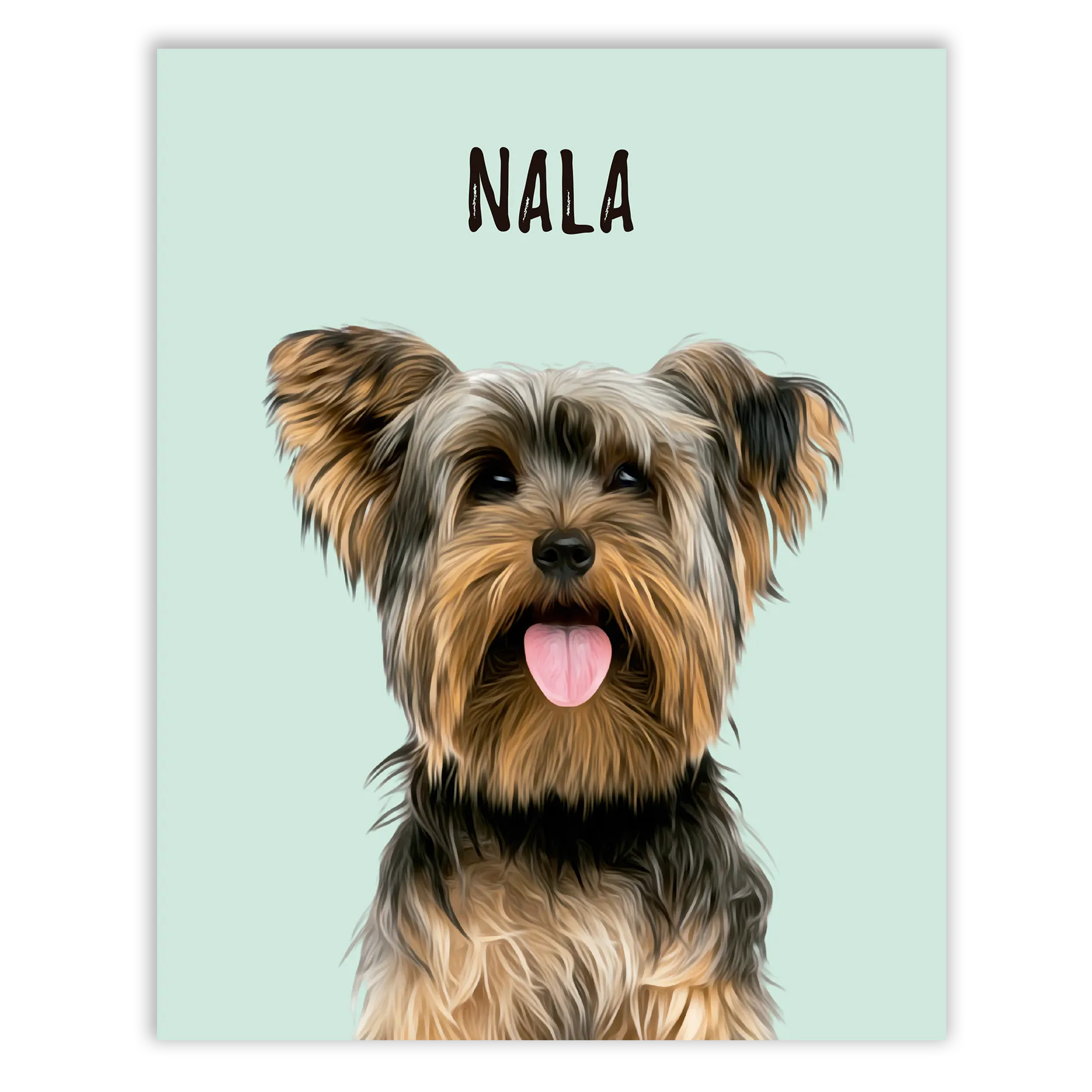 Retratos de mascotas personalizados