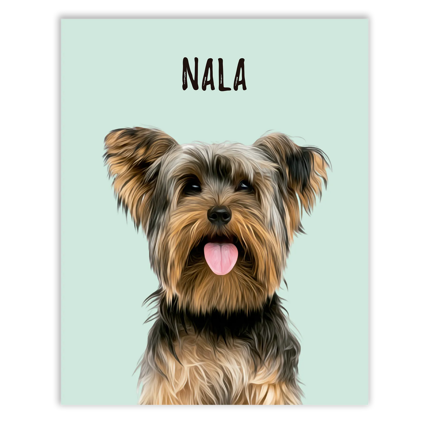 Retratos de mascotas personalizados