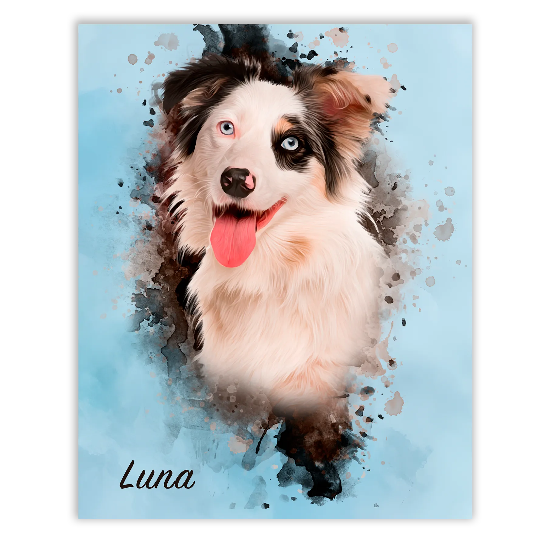 Retrato mascota personalizado