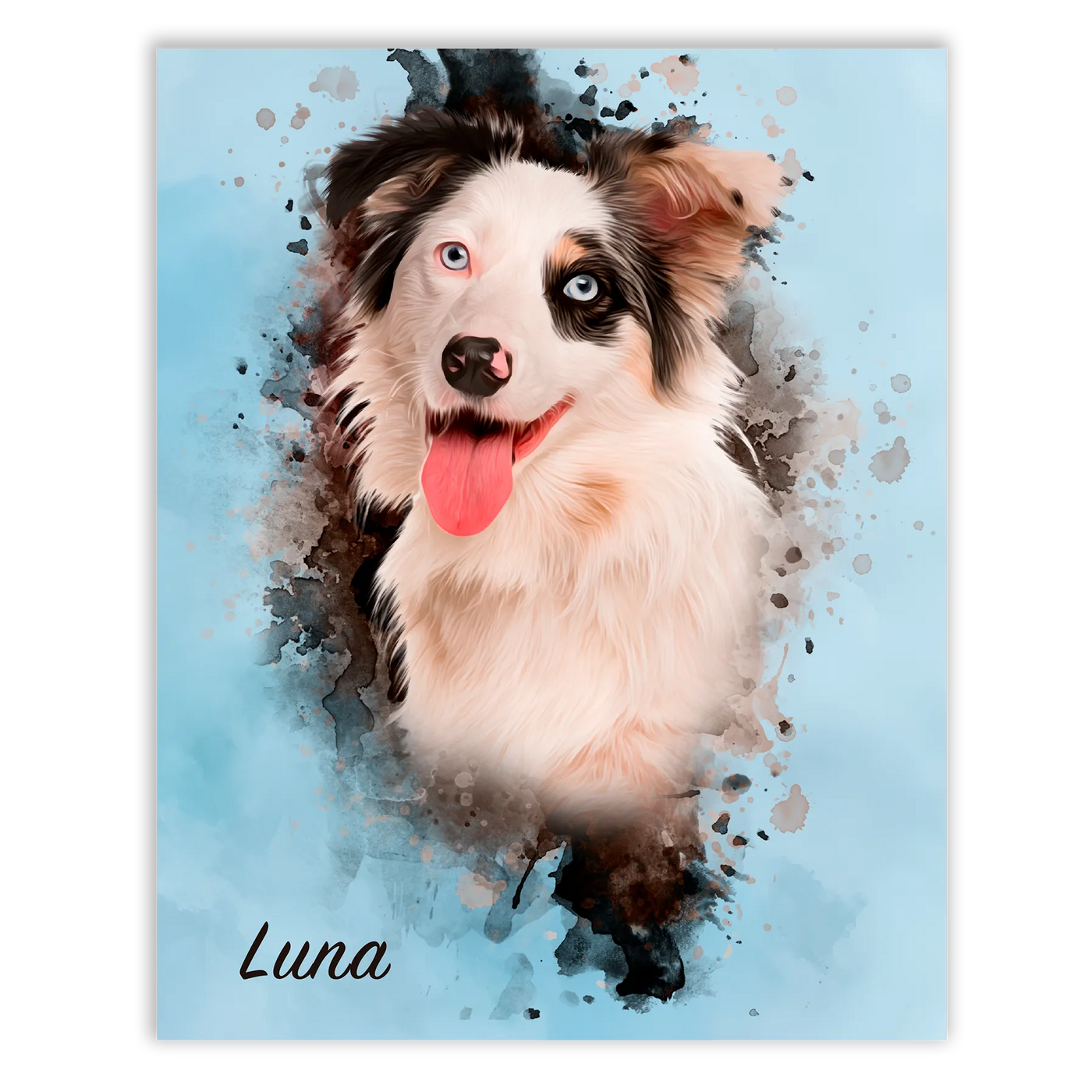 Retrato mascota personalizado