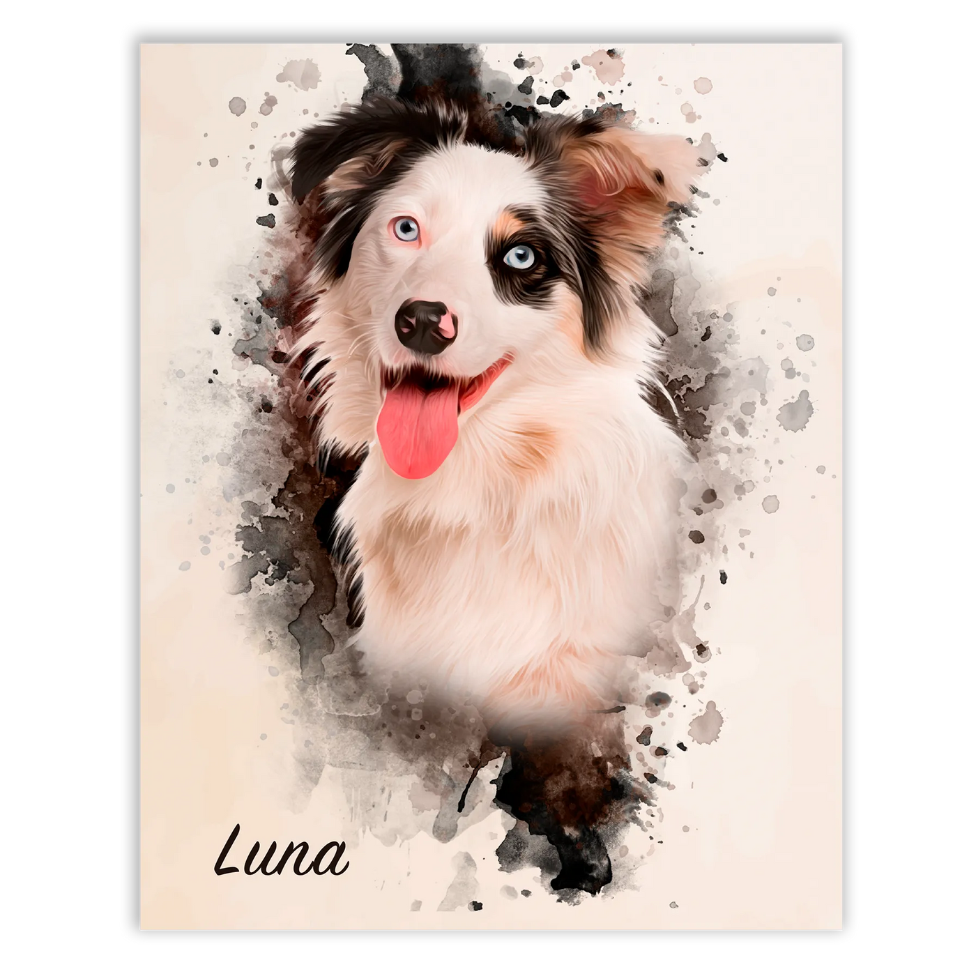 Retrato mascota personalizado