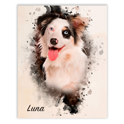 Retrato mascota personalizado