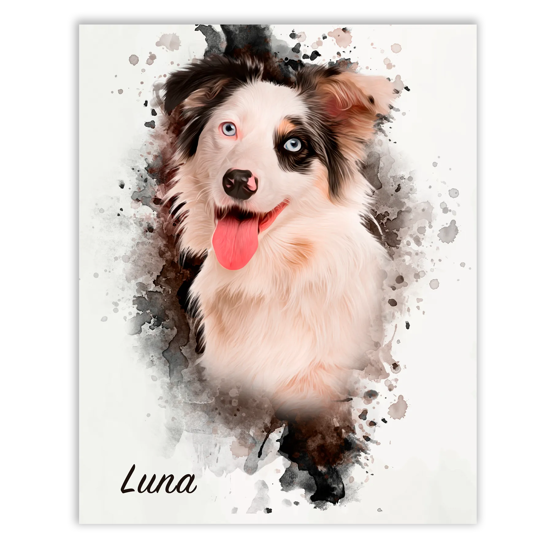 Retrato mascota personalizado