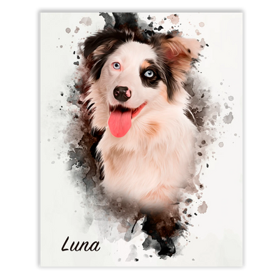 Retrato mascota personalizado