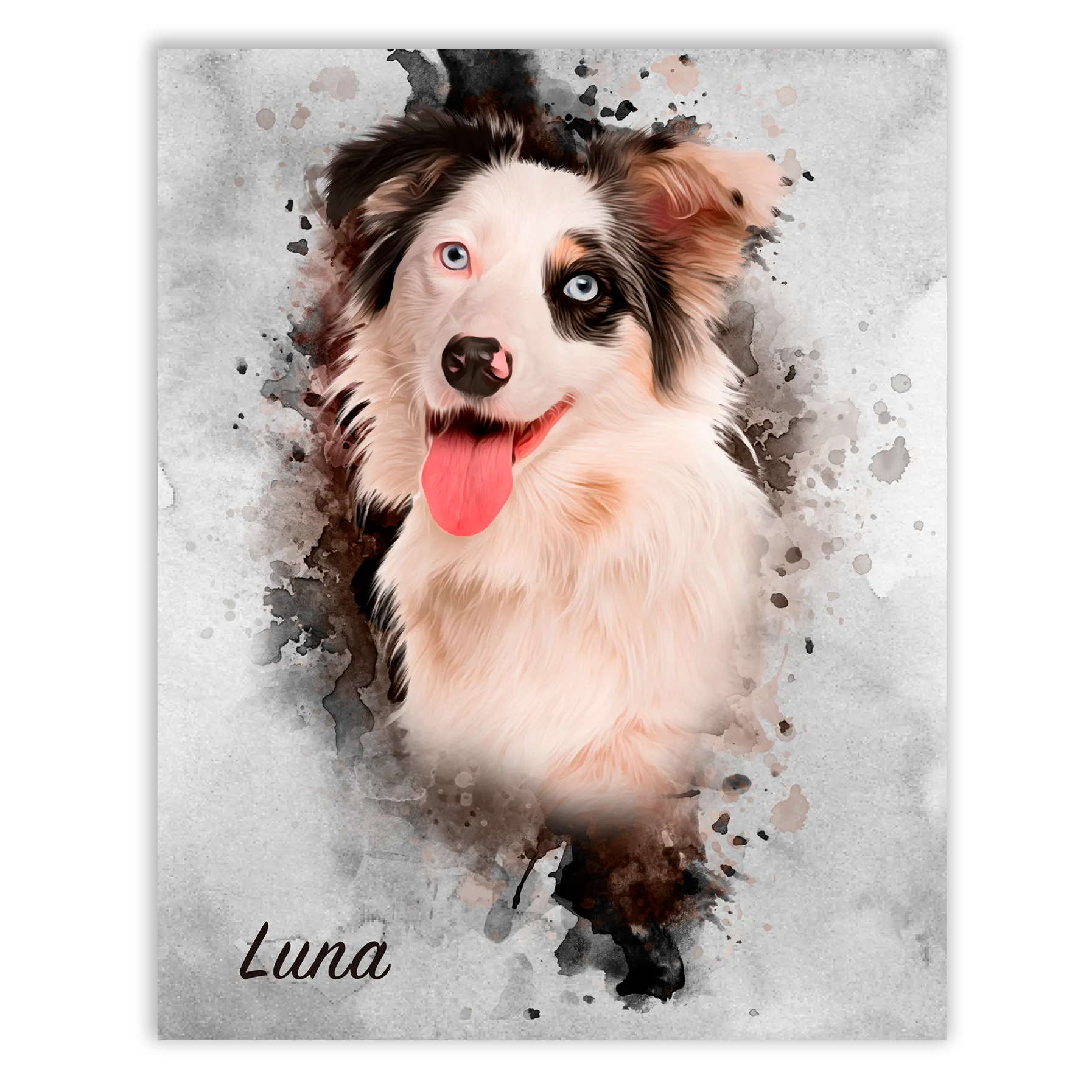 Retrato mascota personalizado