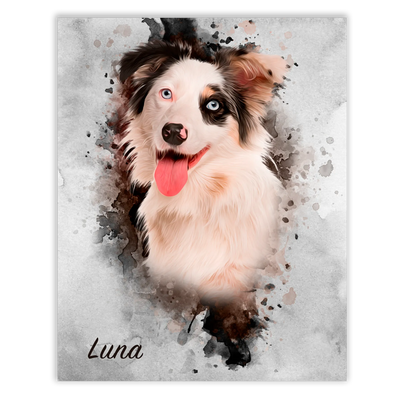 Retrato mascota personalizado