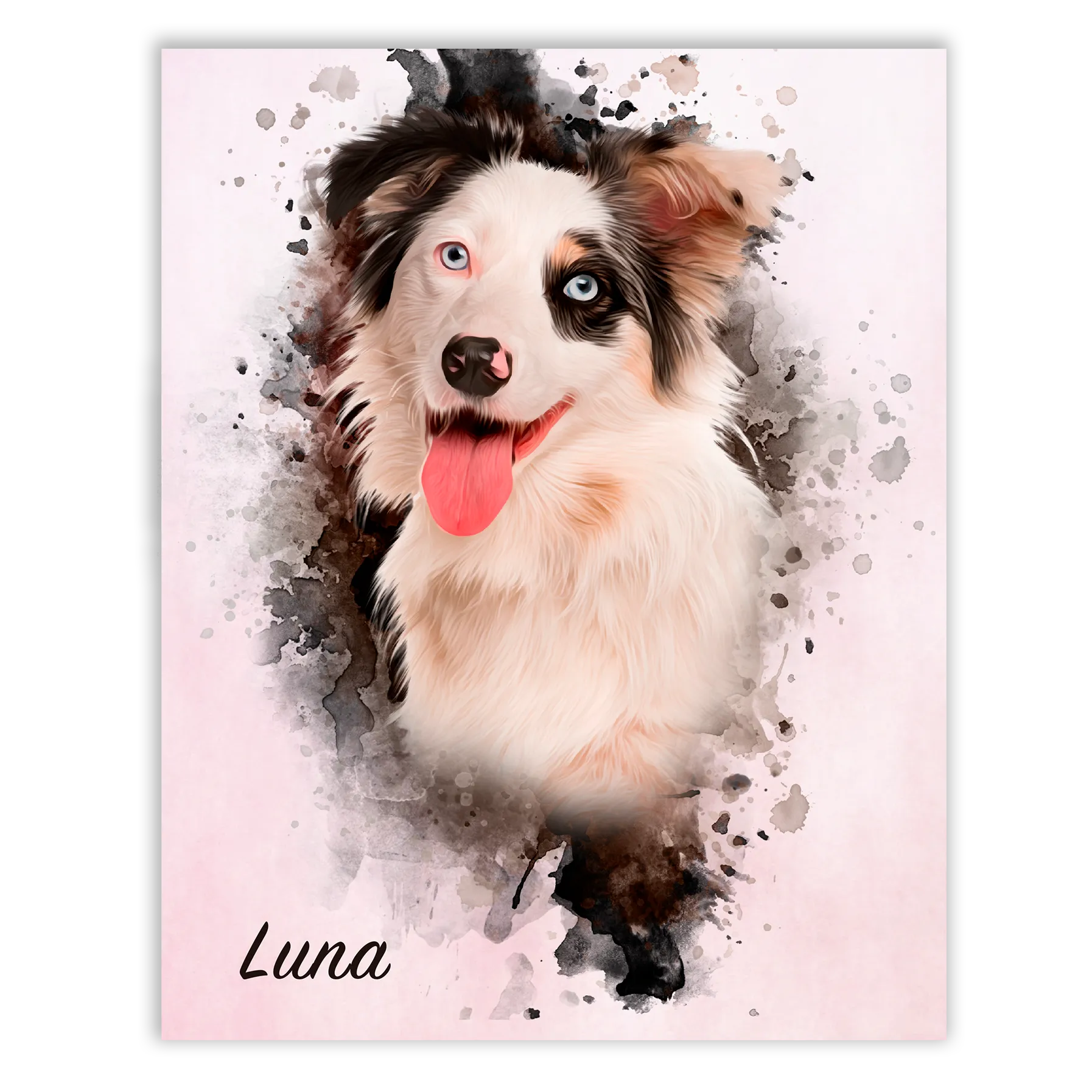 Retrato mascota personalizado