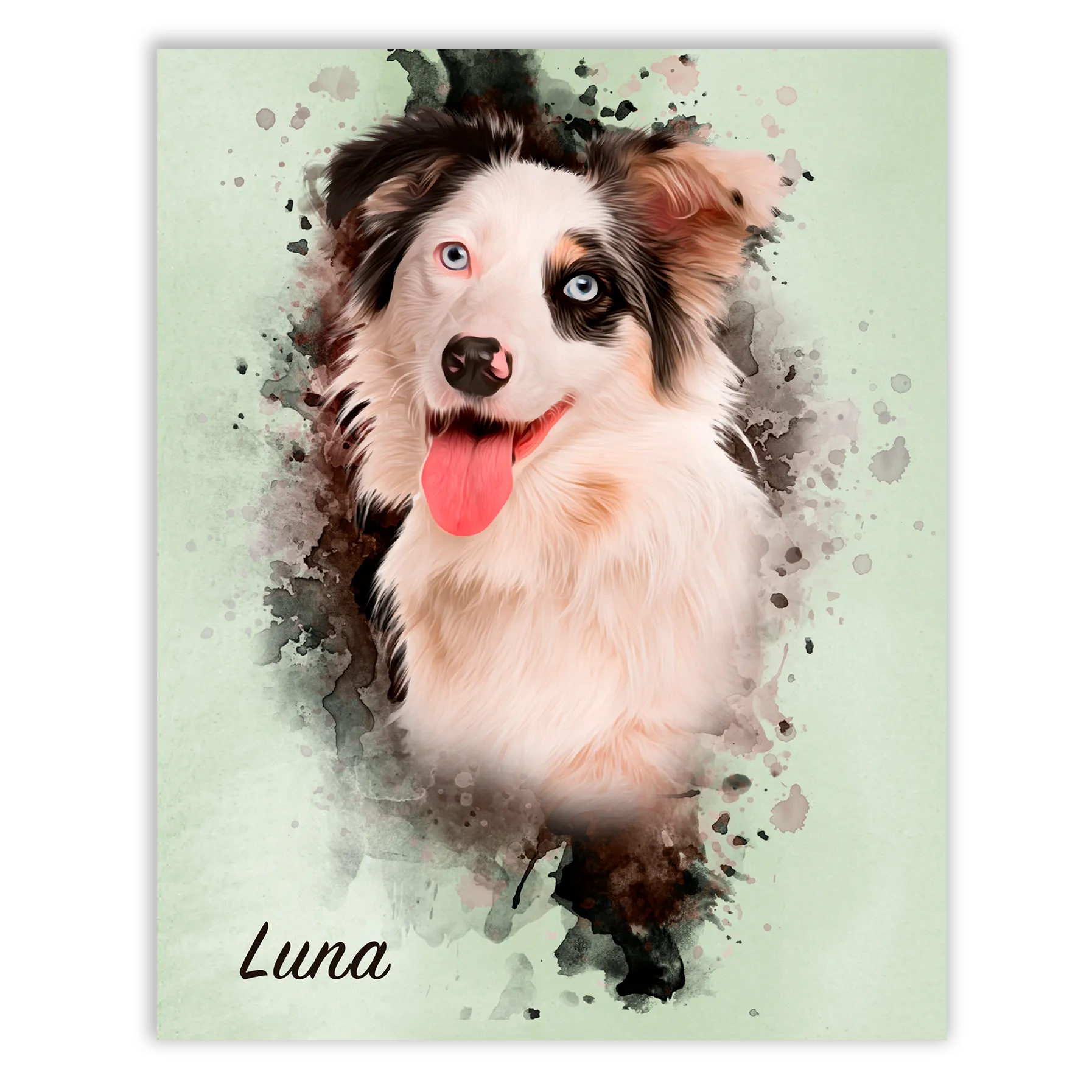 Retrato mascota personalizado