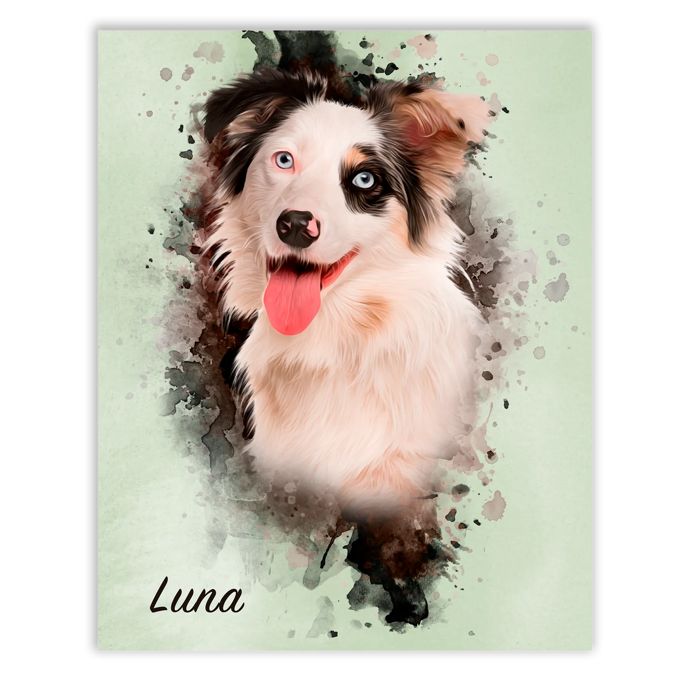 Retrato mascota personalizado