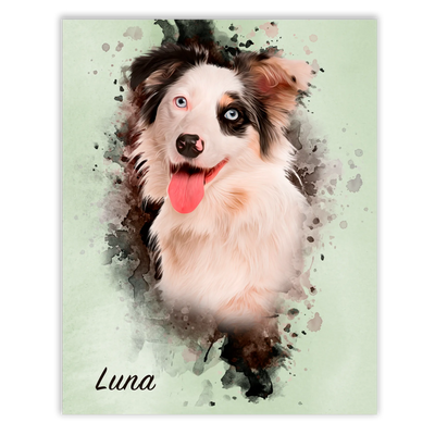 Retrato mascota personalizado