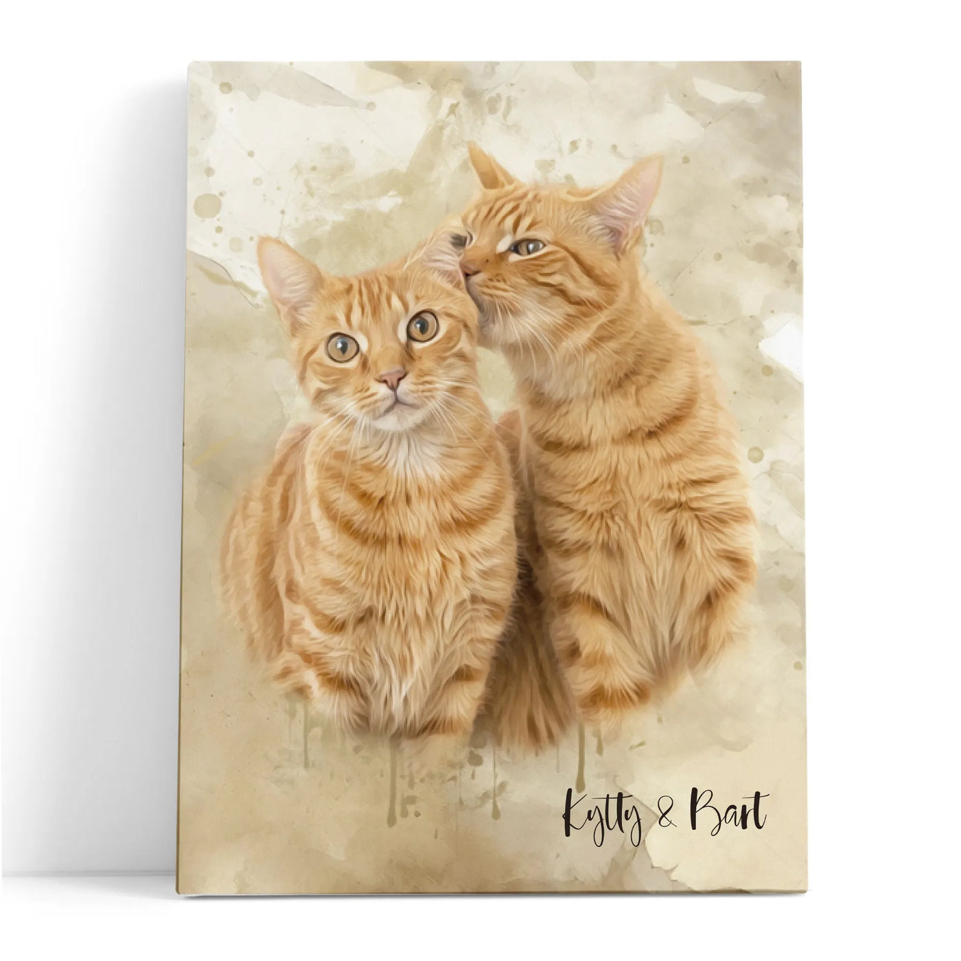 Retrato personalizado gato