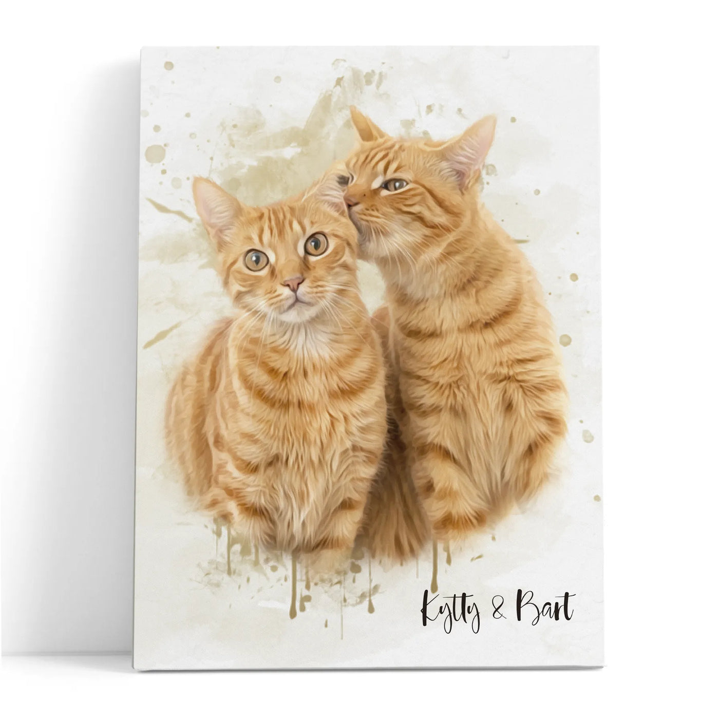 Retrato personalizado gato