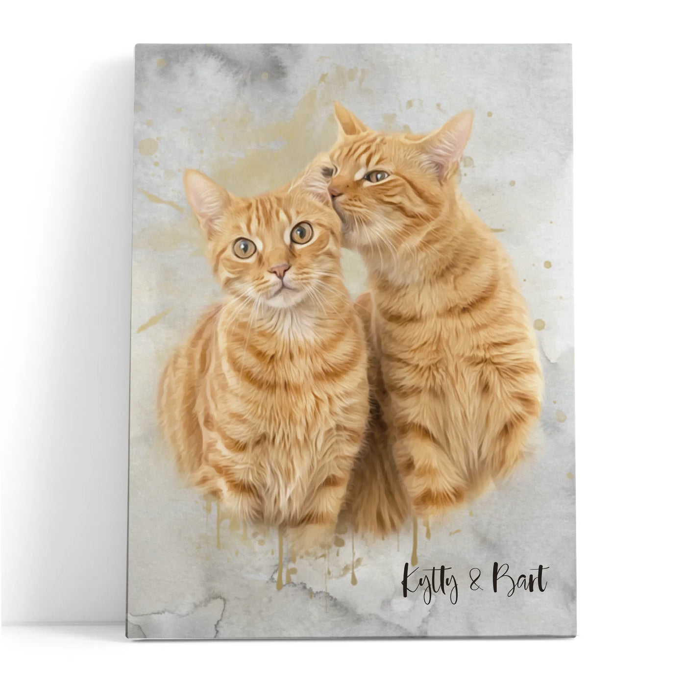 Retrato personalizado gato