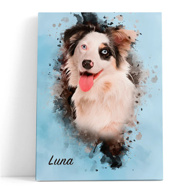 Retrato mascota personalizado