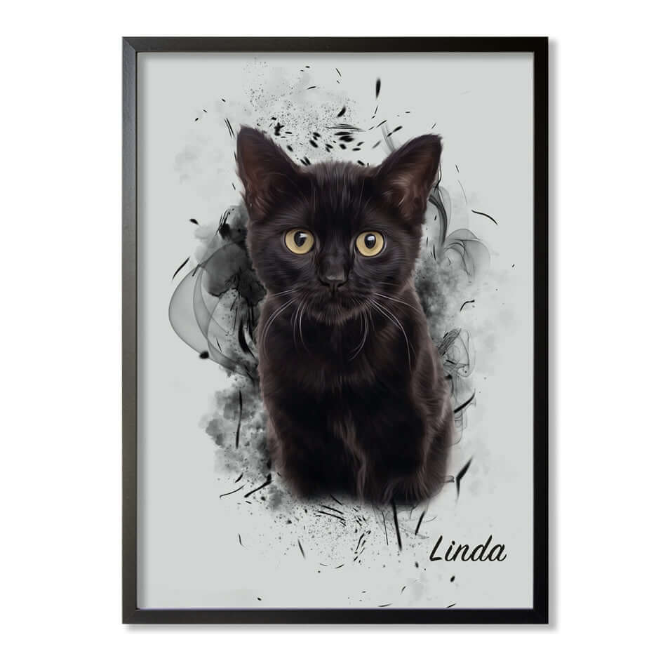 Retrato personalizado de mascotas diseño SIL